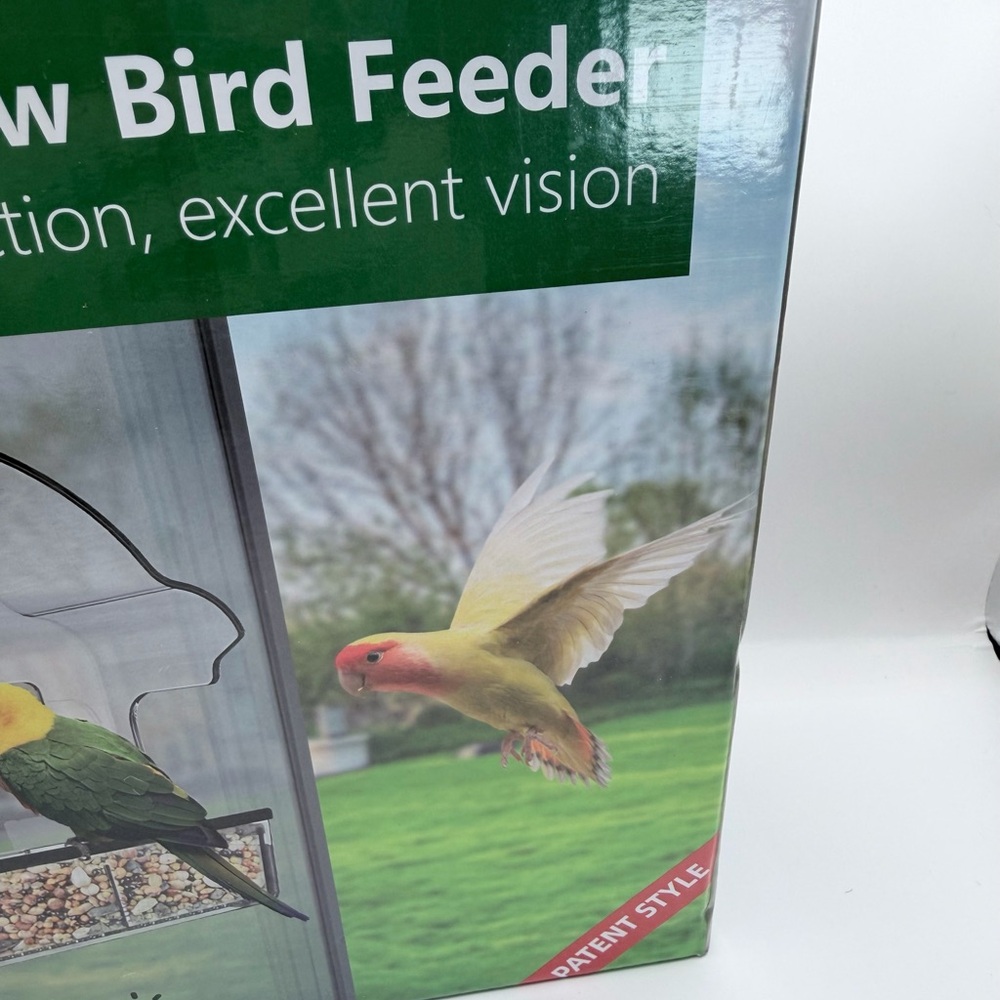 Decflow stick-on Window Bird Feeder NIB - Picture 2 of 8